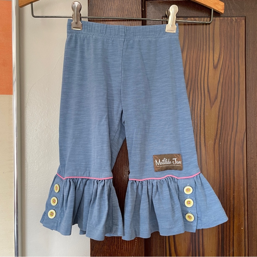 Matilda Jane Blue Flare Pants Girls Size 2